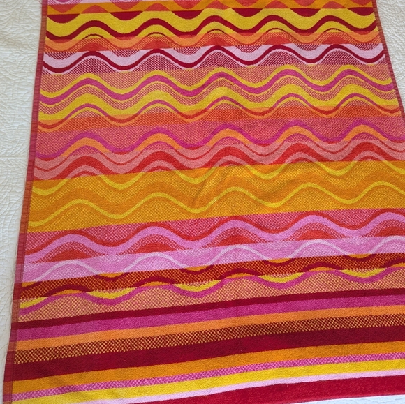 TerriSol Resort Collection Other - Resort Collection TerriSol Vibrant Wave Stripe Beach Towel